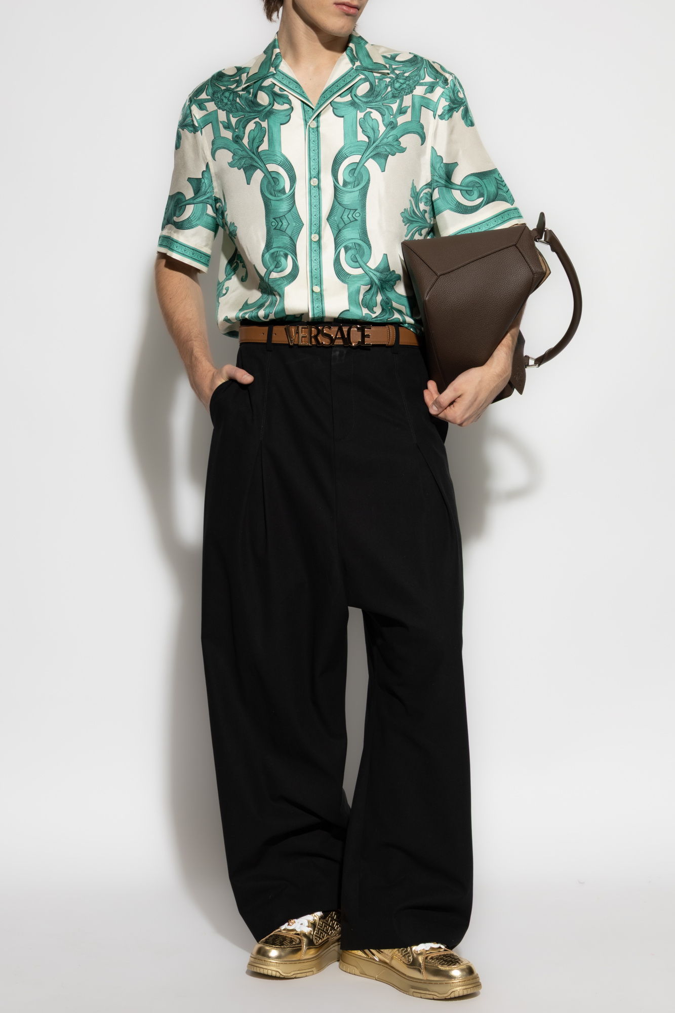 Versace Silk shirt with print | Men's Clothing | Vitkac